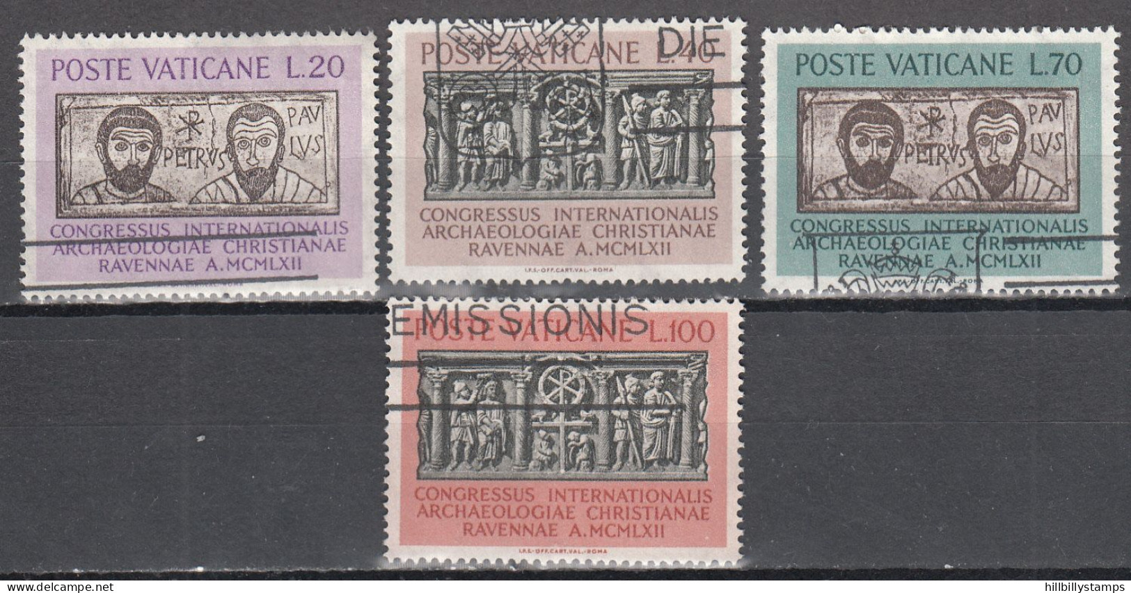 VATICAN   SCOTT NO 341-44  USED   YEAR  1962 - Used Stamps