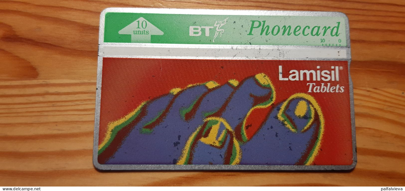 Phonecard United Kingdom, BT 541A - Lamisil 20.000 Ex. - BT Edición Publicitaria