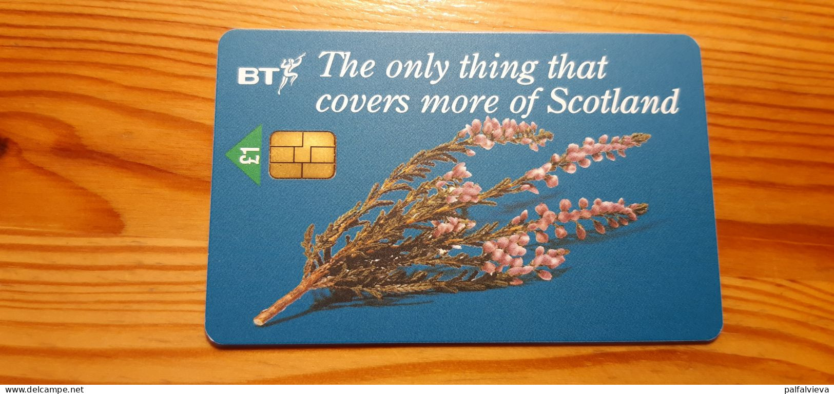 Phonecard United Kingdom, BT - Covering More Of Scotland - BT Werbezwecke