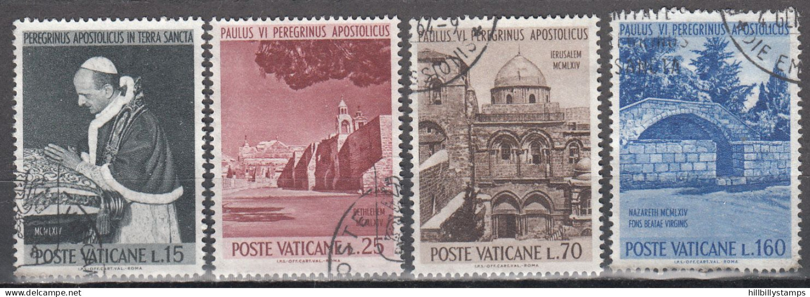 VATICAN   SCOTT NO 375-78  USED   YEAR  1964 - Oblitérés