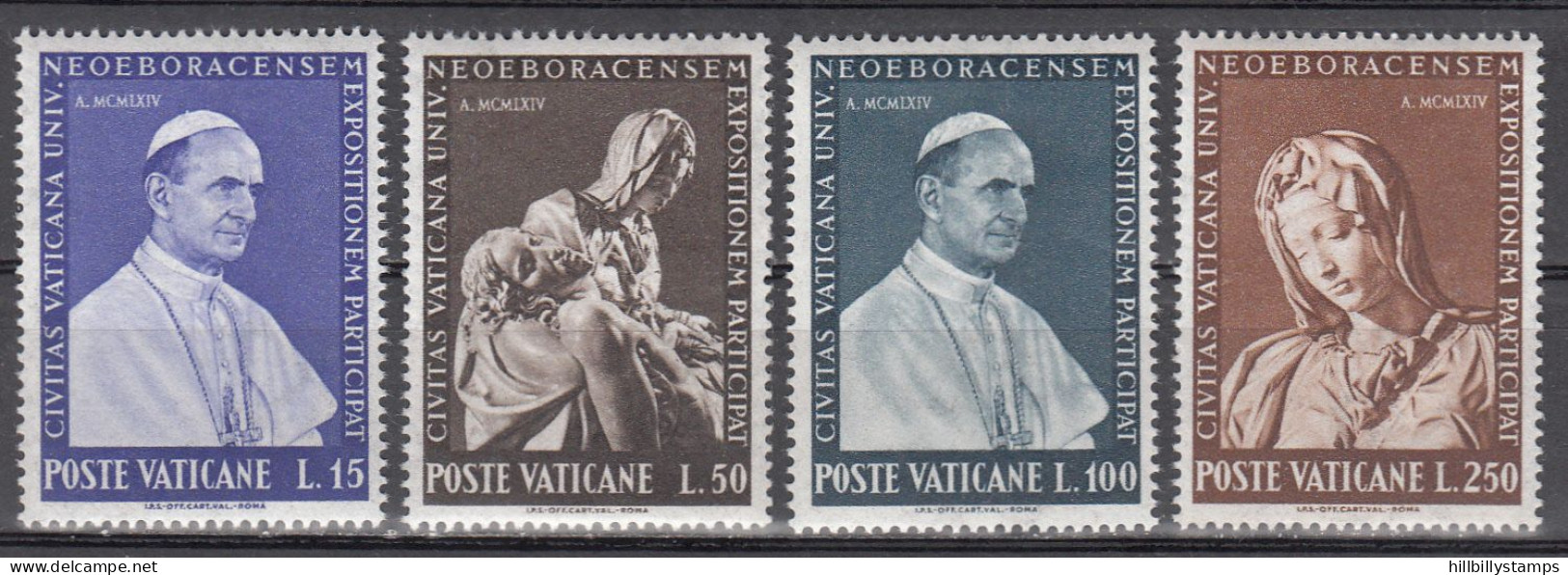 VATICAN   SCOTT NO 383-86  USED   YEAR  1964 - Used Stamps