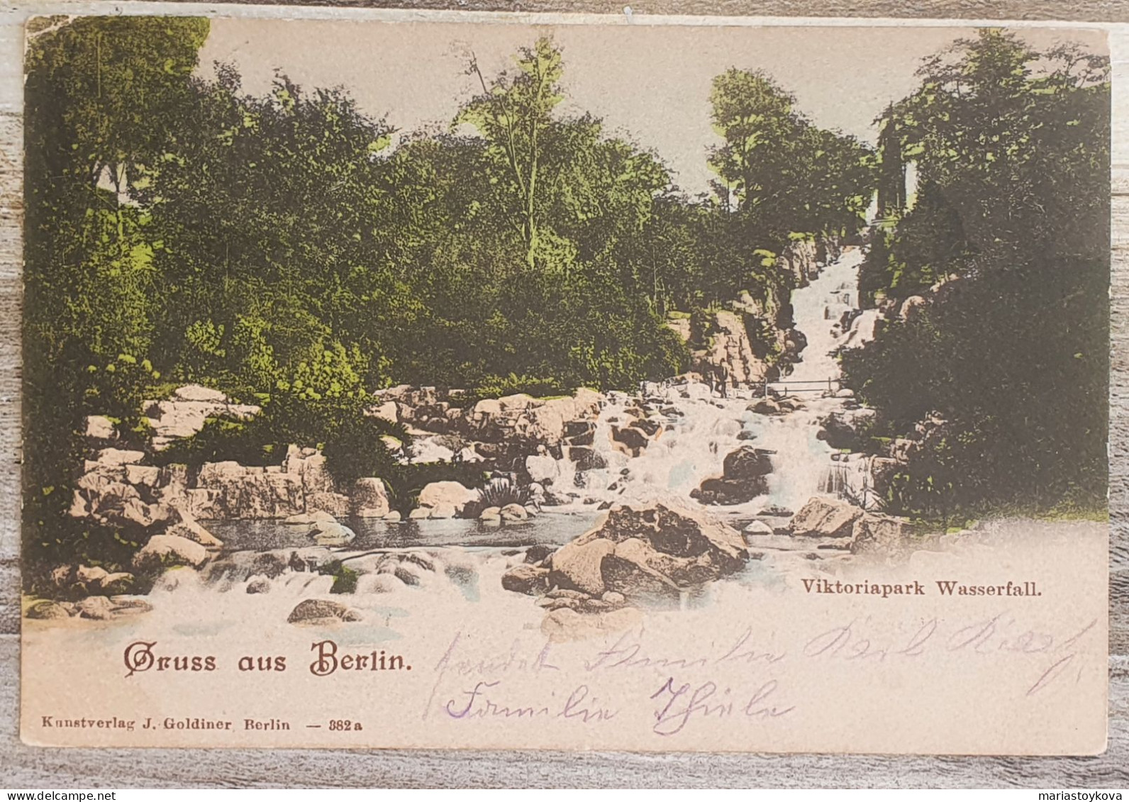 1907. Grüsse Aus Berlin. Viktoriapark Wasserfall. - Souvenir De...