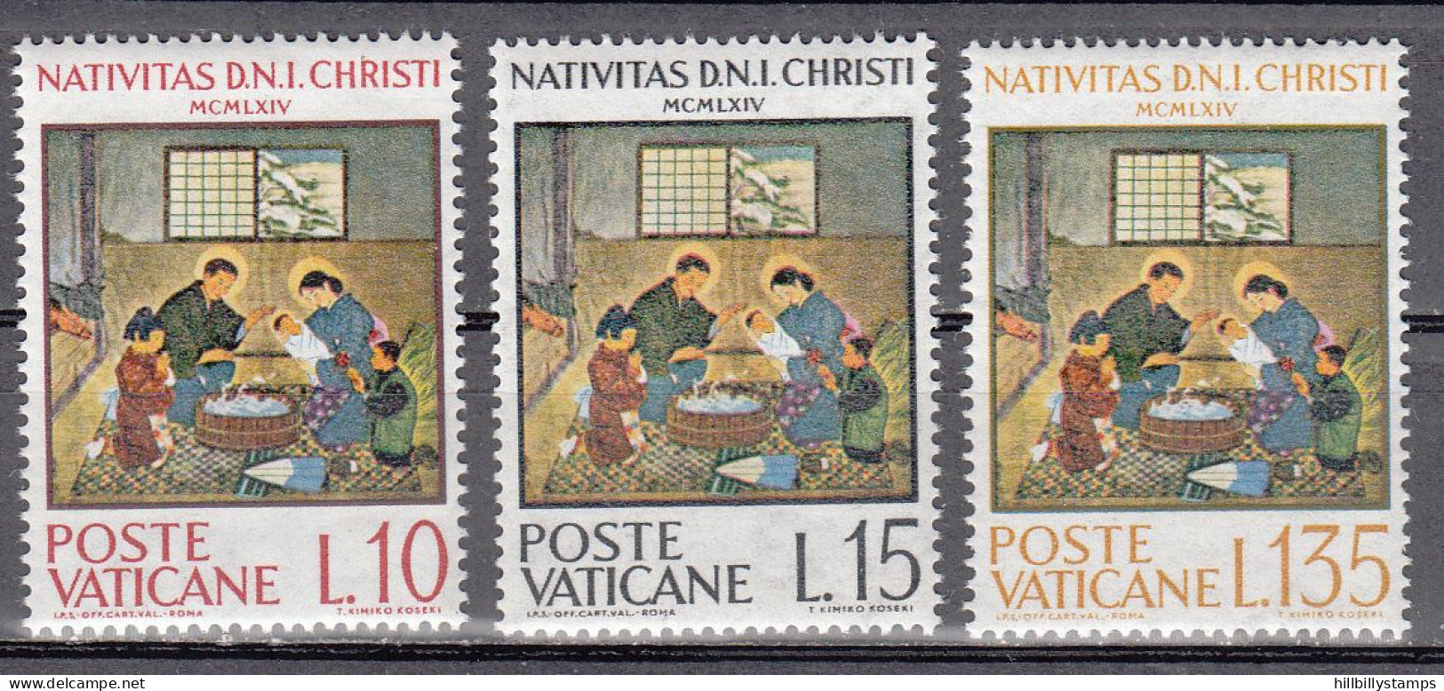 VATICAN   SCOTT NO 397-99  USED   YEAR  1964 - Usati