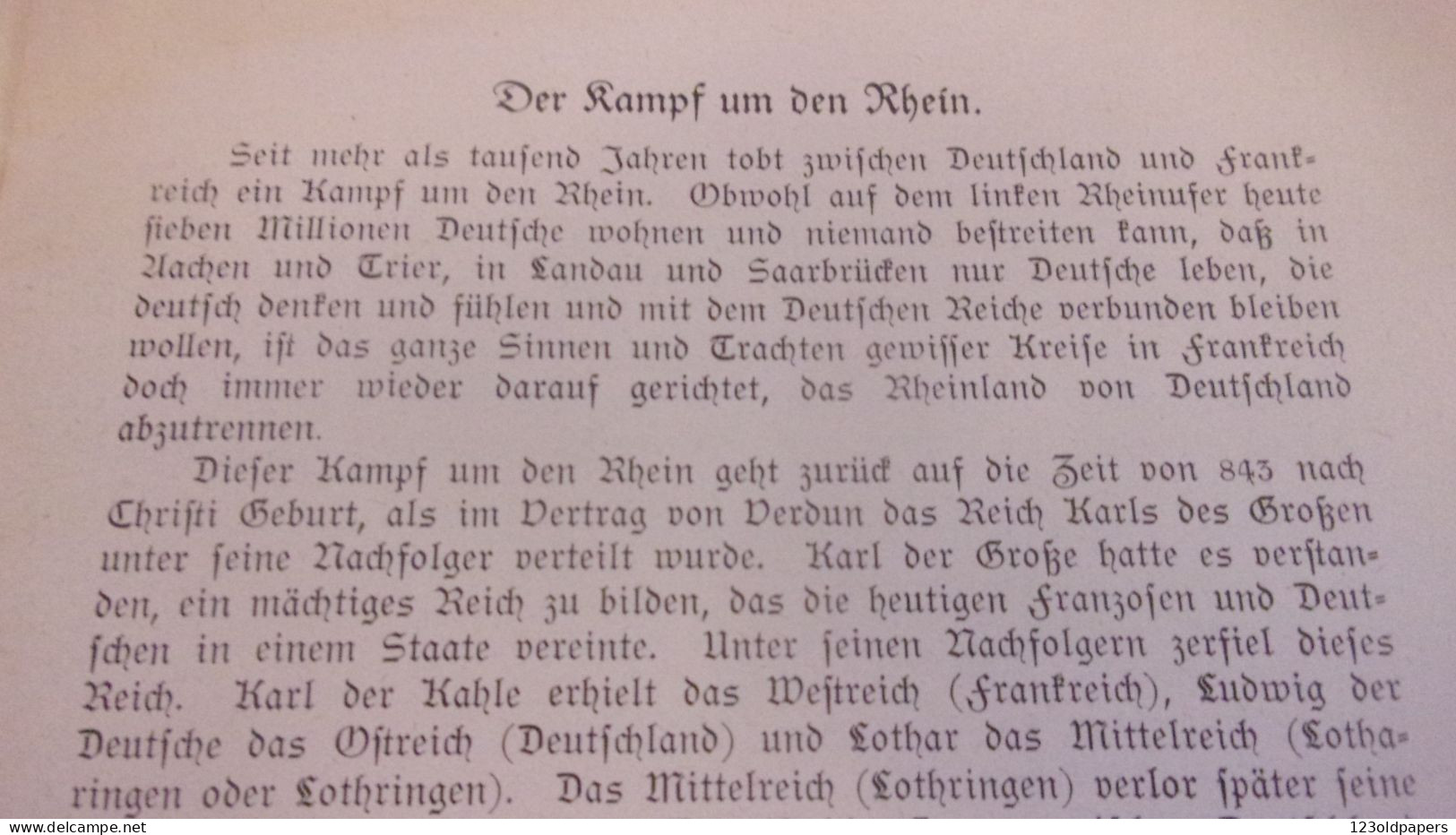 WWII Proff. Dr. Grimm, Essen : Die Franzosen An Rhein Und Ruhr, Um 1935  Nationalsozialismus - 1939-45