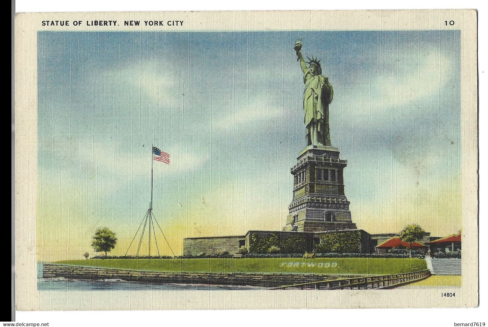 Etats Unis  - New York - Statue De La Liberte - Vrijheidsbeeld