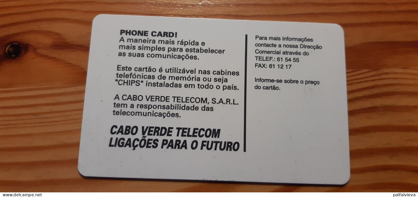 Phonecard Cape Verde - Cap Vert