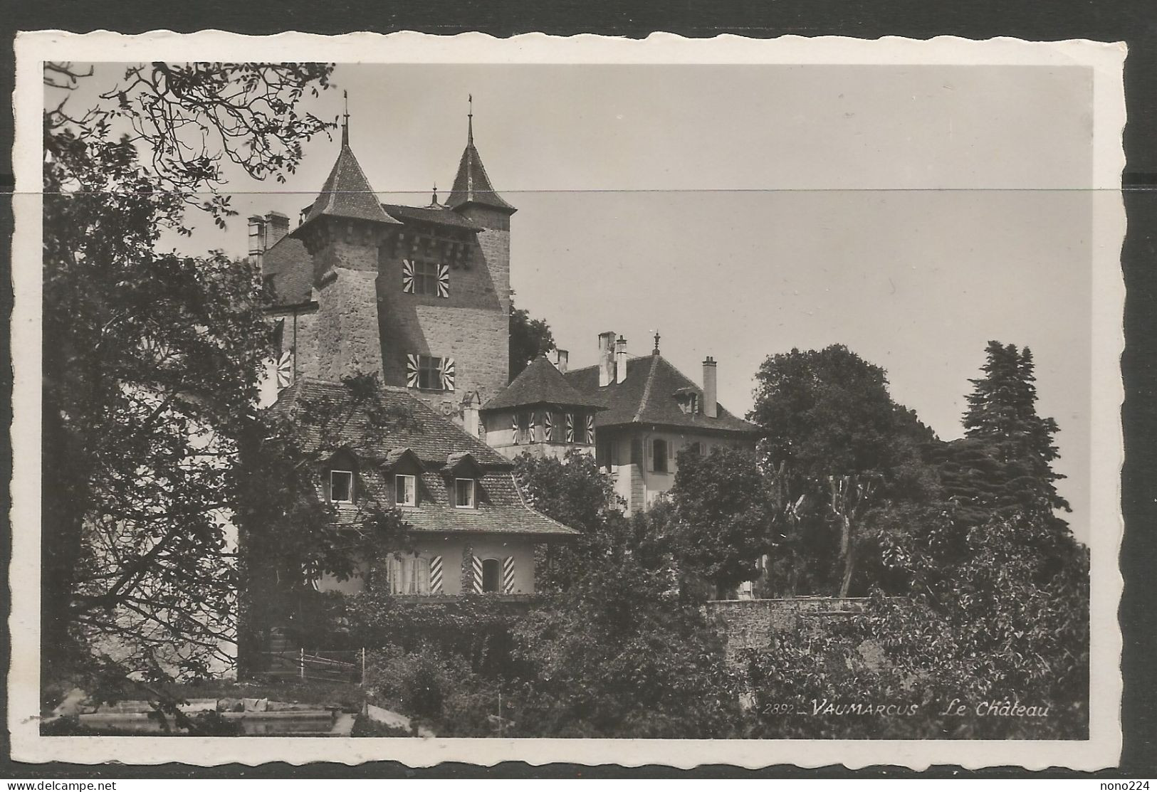 Carte P De 1937 ( Vaumarcus / Le Château ) - Vaumarcus