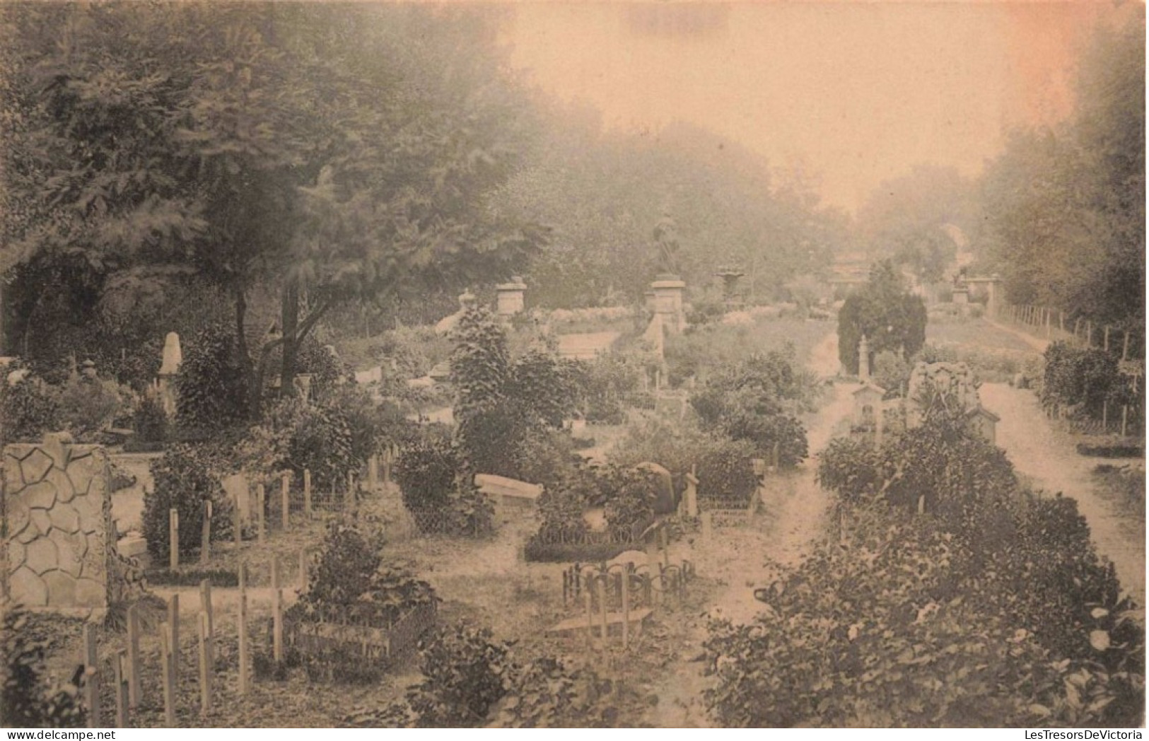 MILITARIA - Cimetière -  Carte Postale Ancienne - Cimetières Militaires