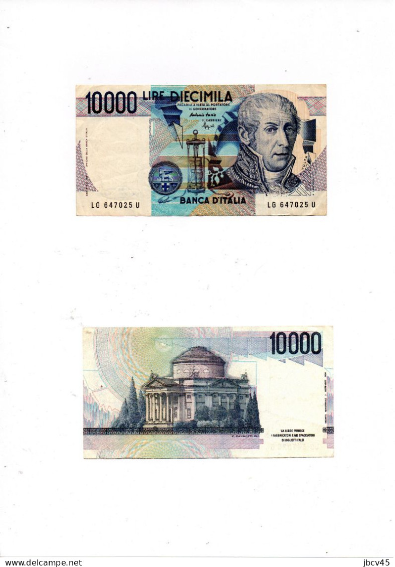 Billet De 10000 Lire  1994 Alexandro Volta - 10000 Lire
