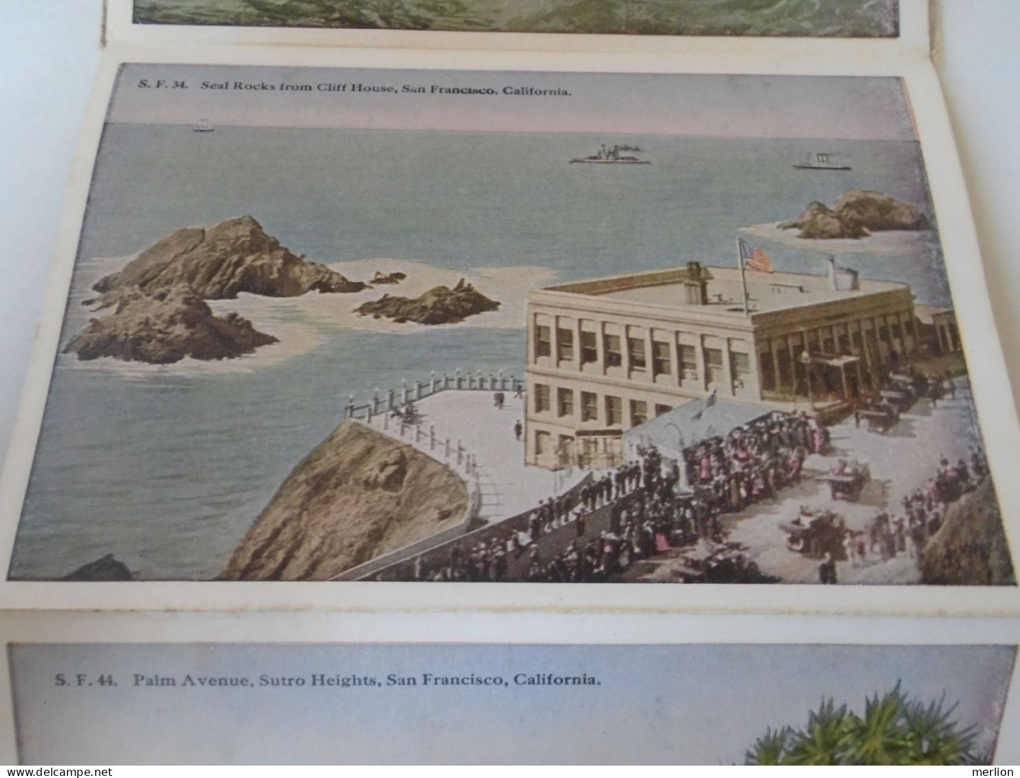 D197655   San Francisco -ca 1920  Popular Resorts - Cliff House & Golden Gate Park - Souvenir Folder