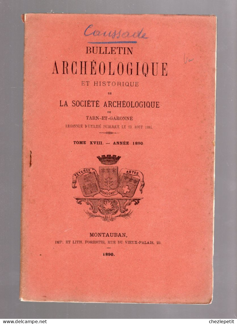 1890 Tarn Et Garonne Coutumes De Caussade Narbonne Collection Olivier Montauban - Languedoc-Roussillon