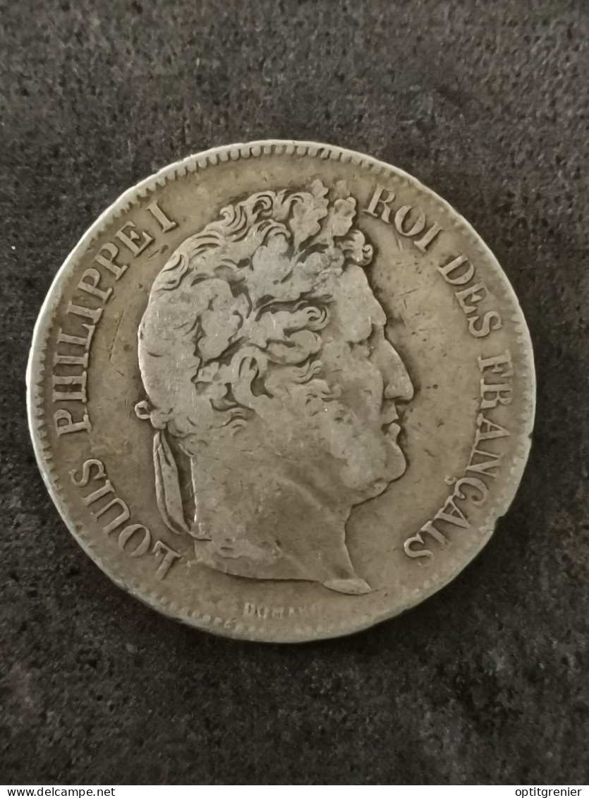 5 FRANCS ARGENT 1835 I LIMOGES 597194 EX. LOUIS PHILIPPE I DOMARD 2ème RETOUCHE FRANCE / SILVER - 5 Francs