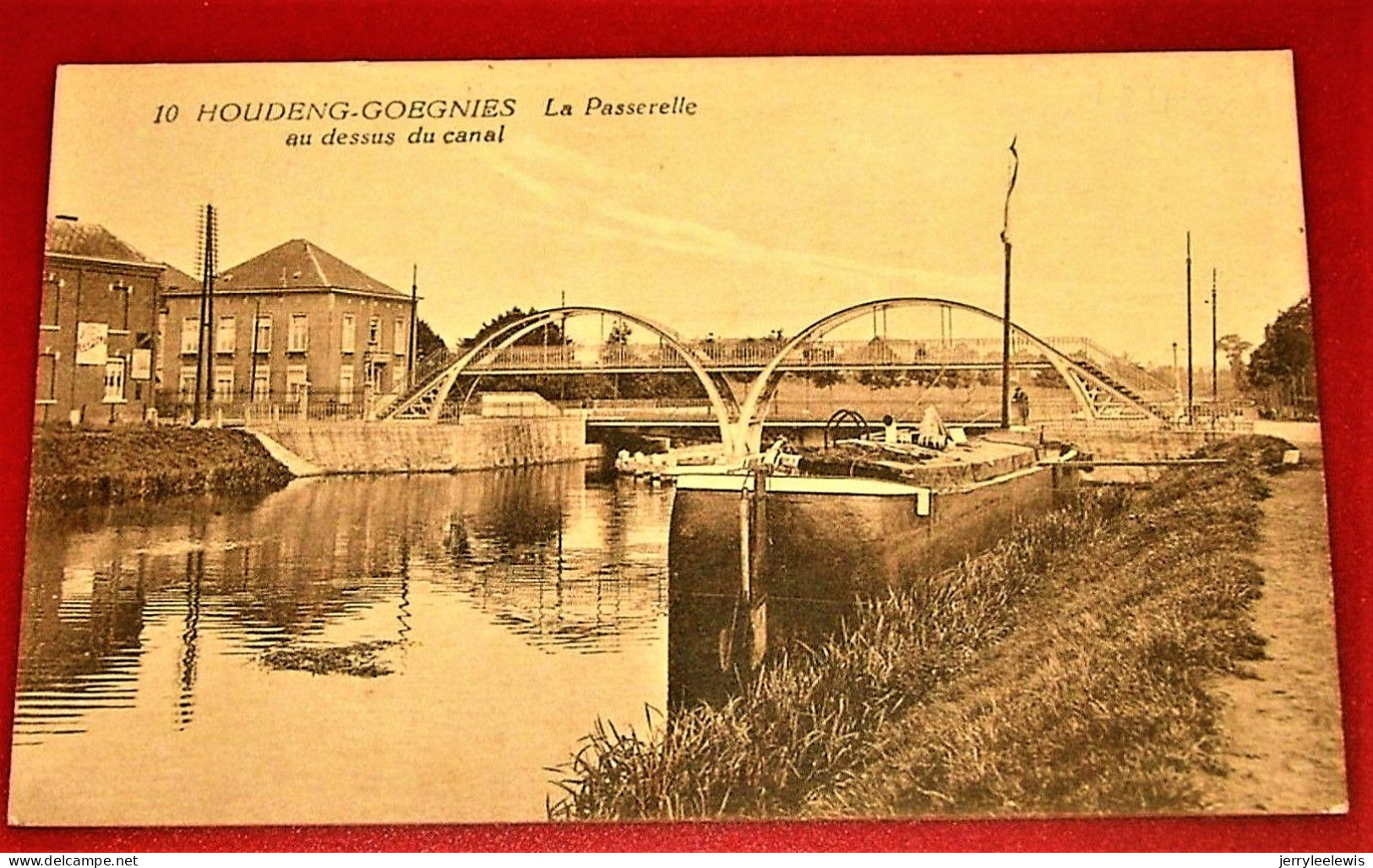 HOUDENG-GOEGNIES  -   La Passerelle Au-dessus Du Canal - La Louvière