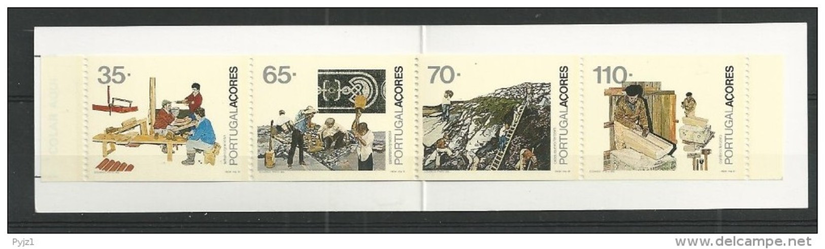 1991 MNH Azoren Booklet MH10,  Postfris - Azores