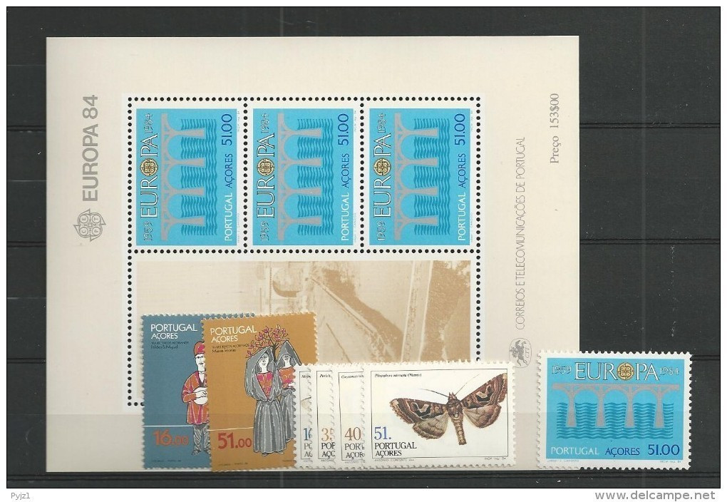 1984 MNH Azoren Jaargang,  Postfris** - Azores