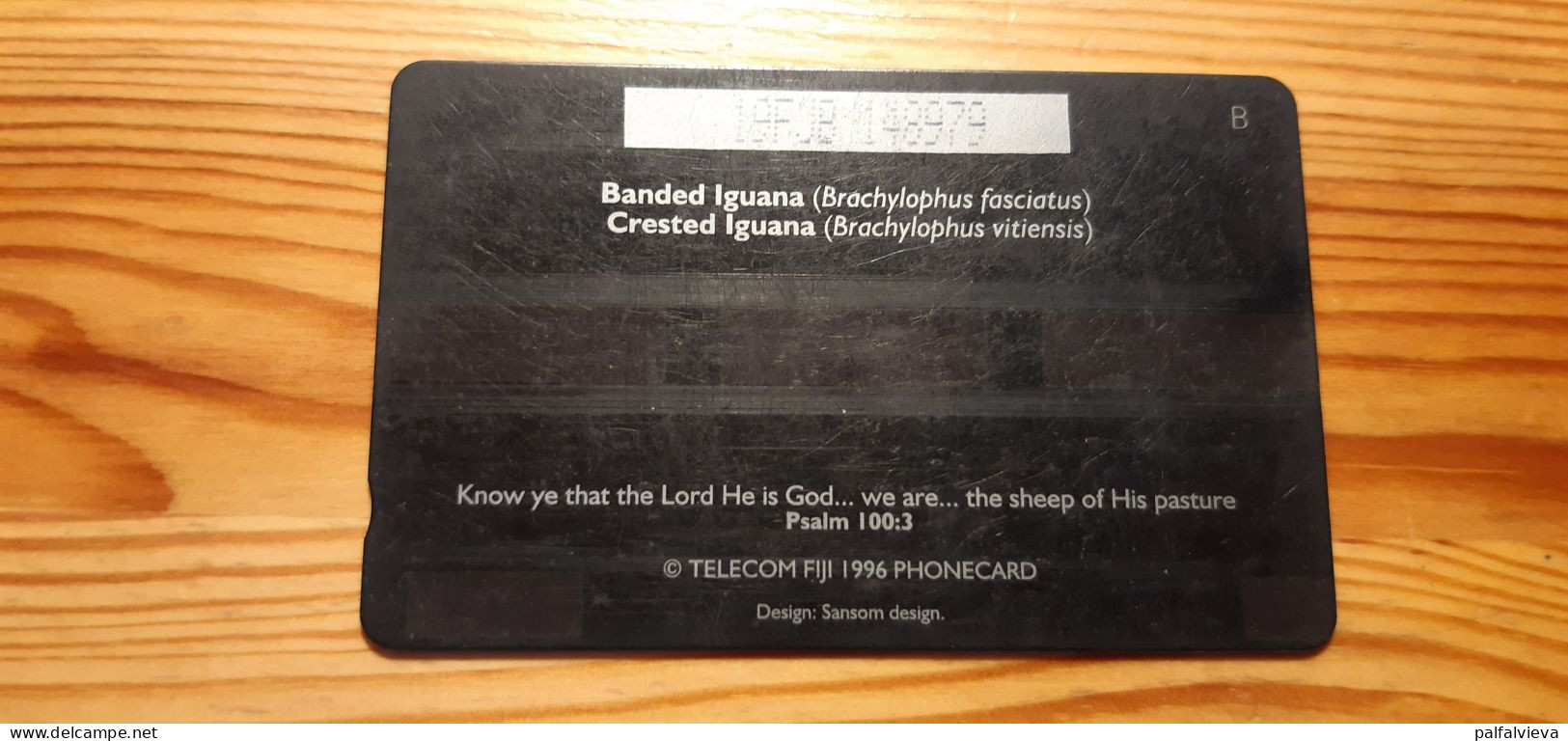 Phonecard Fiji, Telecom Fiji 19FJB - Iguana - Fidschi