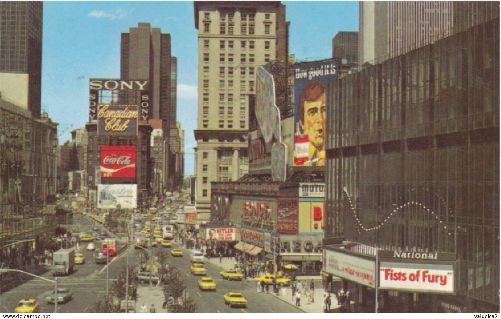 NEW YORK CITY - USA - TIMES SQUARE - INSEGNA PUBBLICITARIA COCA COLA / SONY ECC. - 1976 - Time Square