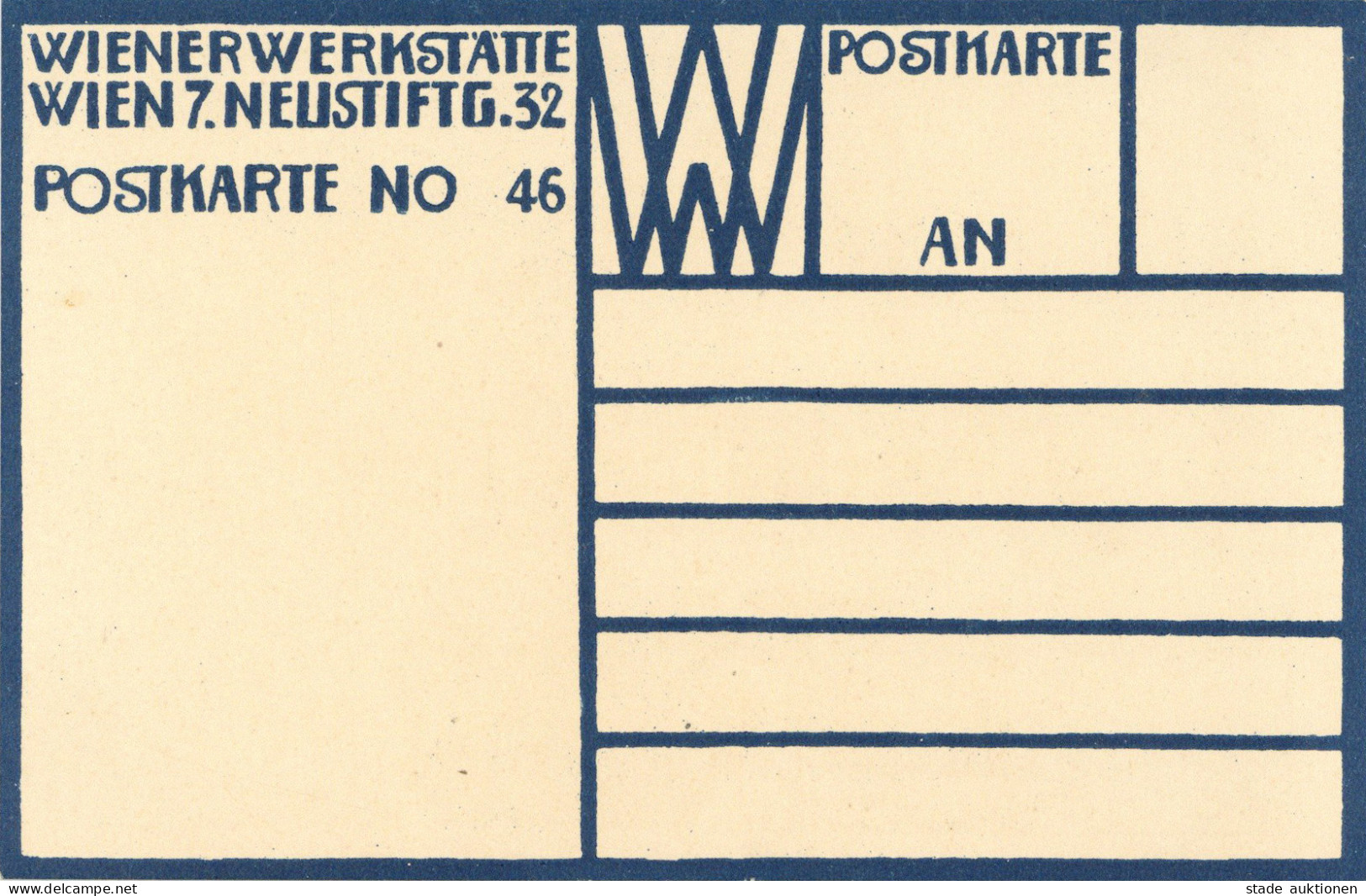 Wiener Werkstätte 46 Hoppe, Emil Kapelle Nussdorferstrasse I-II - Wiener Werkstätten