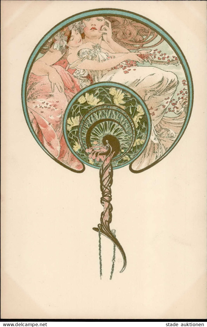 Mucha, Alfons Design For A Fan I-II (Album Spuren) - Mucha, Alphonse