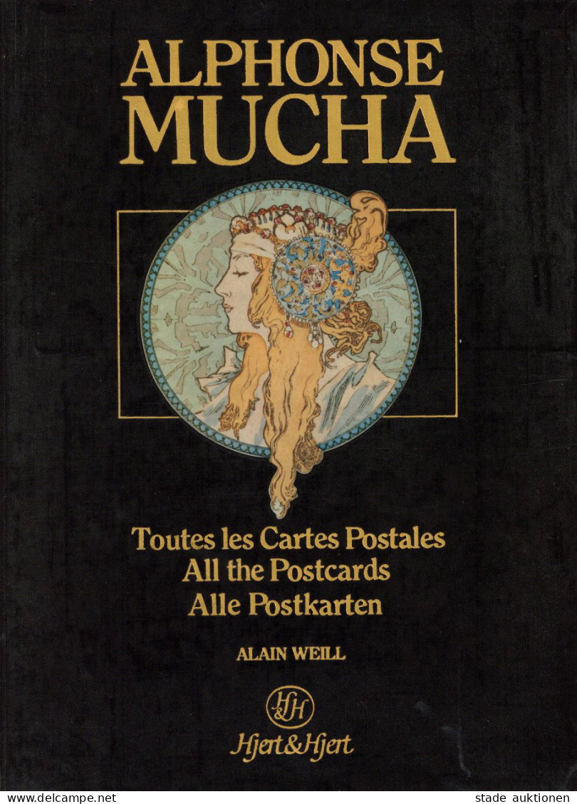 Mucha, Alphones Buch Alle Postkarten Von Alain Weill 1983, Verlag Hjert Uppsala 136 S. Sehr Gut Erhalten I- - Mucha, Alphonse