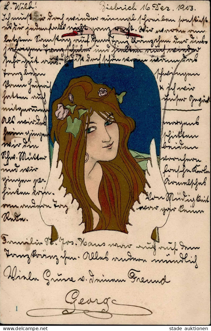 Kirchner, Raphael Leda And The Swan Unsigniert 1903 I-II (Ecken Abgestossen, VS/RS Fleckig) - Kirchner, Raphael