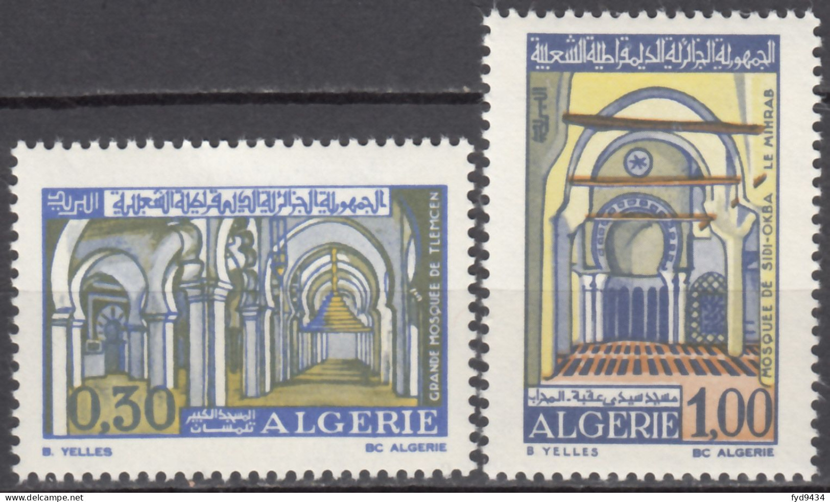 N° 528 Et N° 529 D'Algérie - X X - ( E 67 ) - Mosquées & Synagogues
