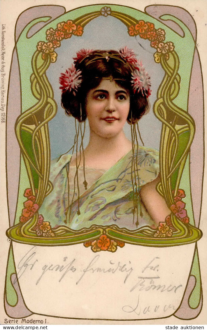 Jugendstil Serie Moderno Frau I-II Art Nouveau - Non Classés