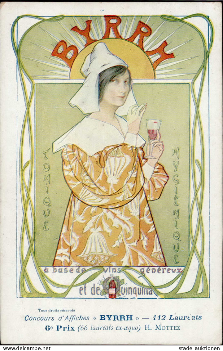 Jugendstil Sign. Mottez, H. Byrrh Reklame I-II Art Nouveau - Sin Clasificación