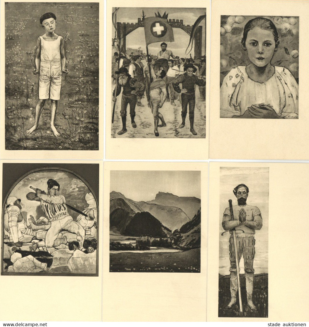 Hodler, Ferdinand Lot Mit 18 Künstlerkarten I-II - Non Classificati