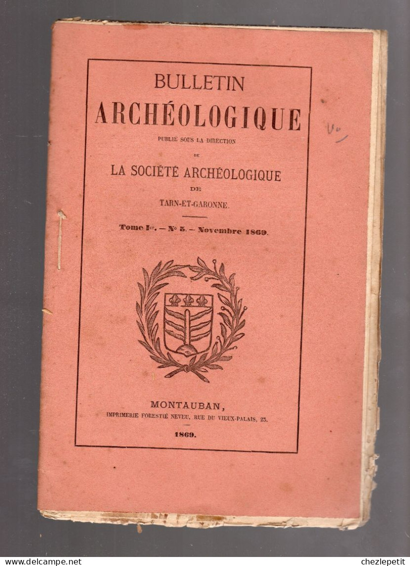 1869 Albias Et Ses Coutumes (fin) Encensoir D'Ambialet Mélanges D'archéologie - Languedoc-Roussillon