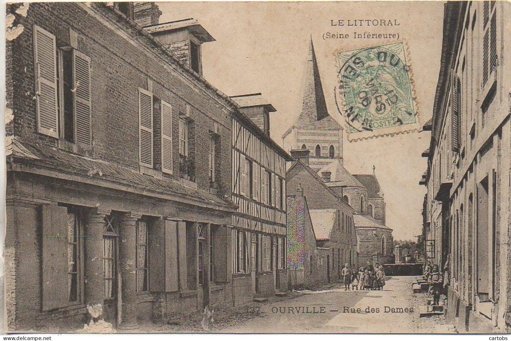 76 OURVILLE  Rue Des Dames  - Ourville En Caux