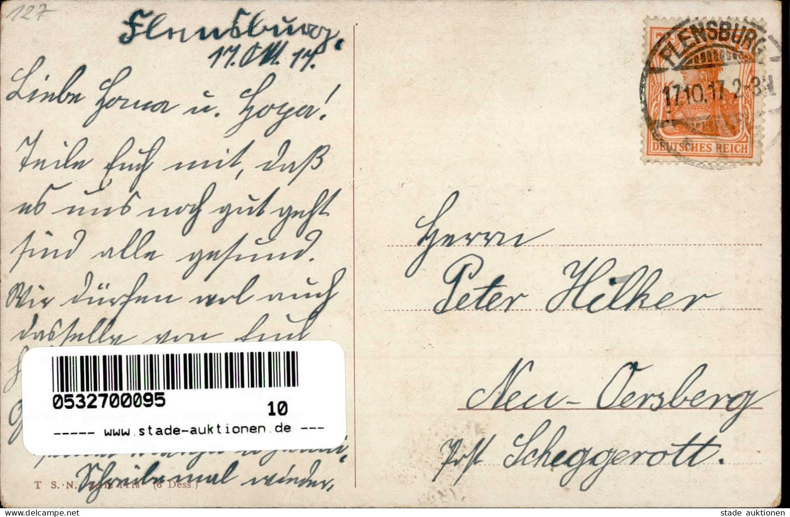 Thiele, Arthur Hochland Katze Vermenschlicht Hutmode Tracht 1917 I-II (Ecken Abgestossen) Chat - Thiele, Arthur