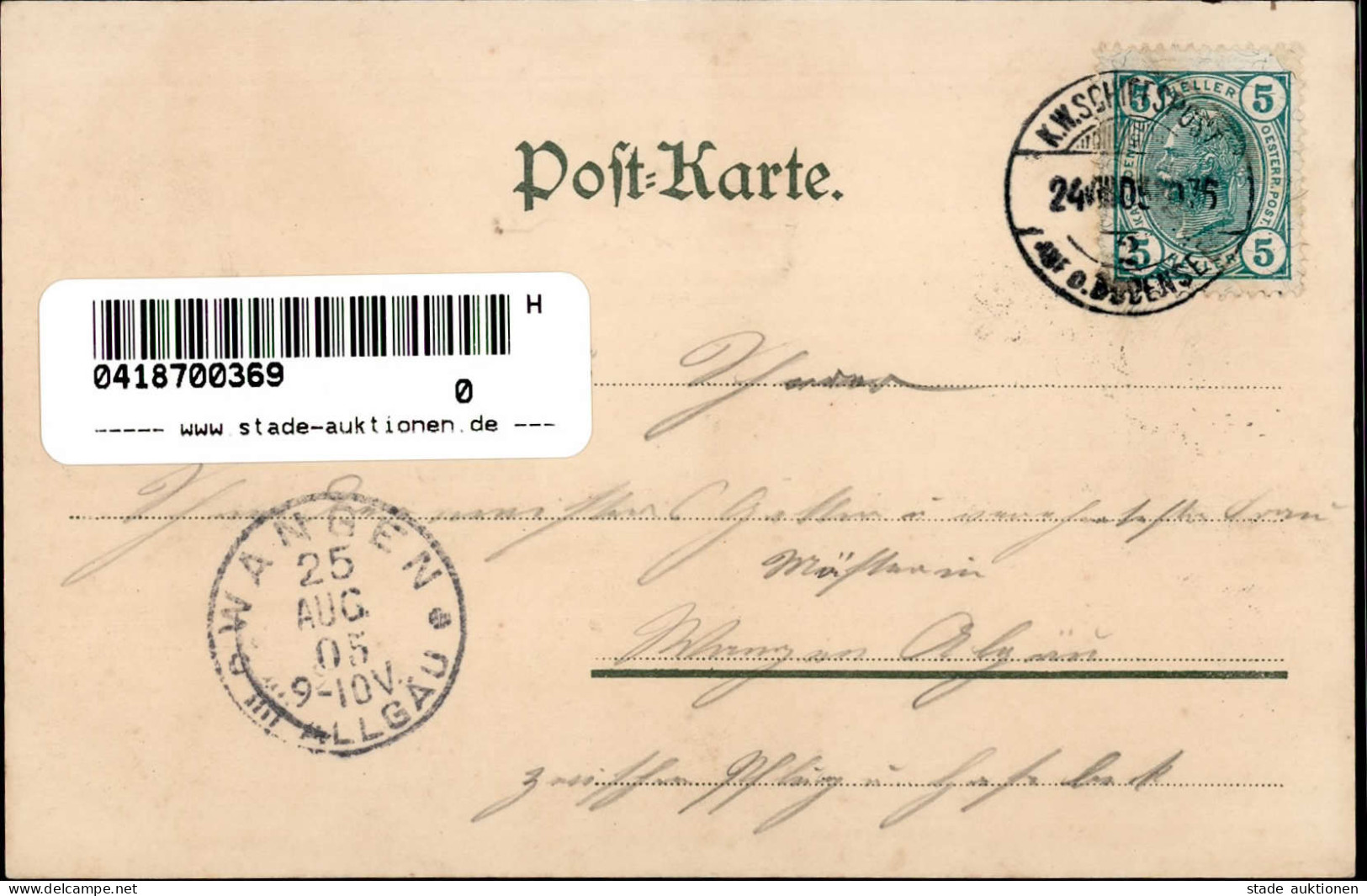 Ottmar Zieher Bregenz Leuchtturm Nr. 2216 Sign. Zeno Diemer 1905 I-II - Unclassified