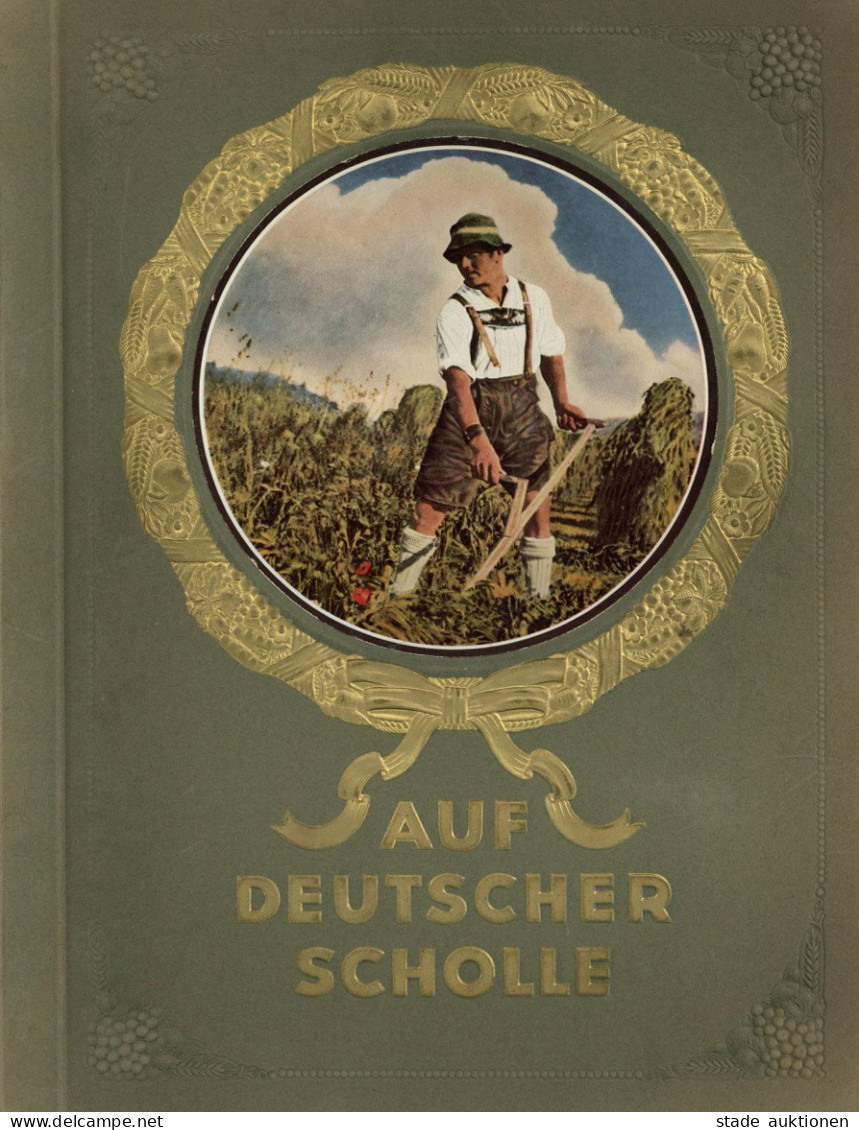 Sammelbild-Album Auf Deutscher Scholle Von Hans Von Der Nordmark 1935, 79 S. Komplett II (Schuber Leicht Beschädigt) - Unclassified