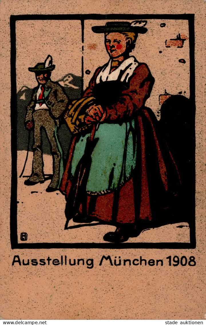 Hohlwein, Ludwig München Ausstellung 1908 I-II Expo - Hohlwein, Ludwig