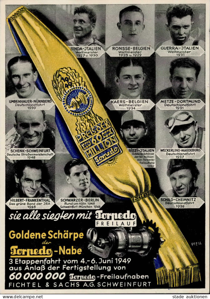 Werbung Schweinfurt Fichtel Und Sachs A.G. Torpedo Freilaufnarben S-o I-II Publicite - Publicidad