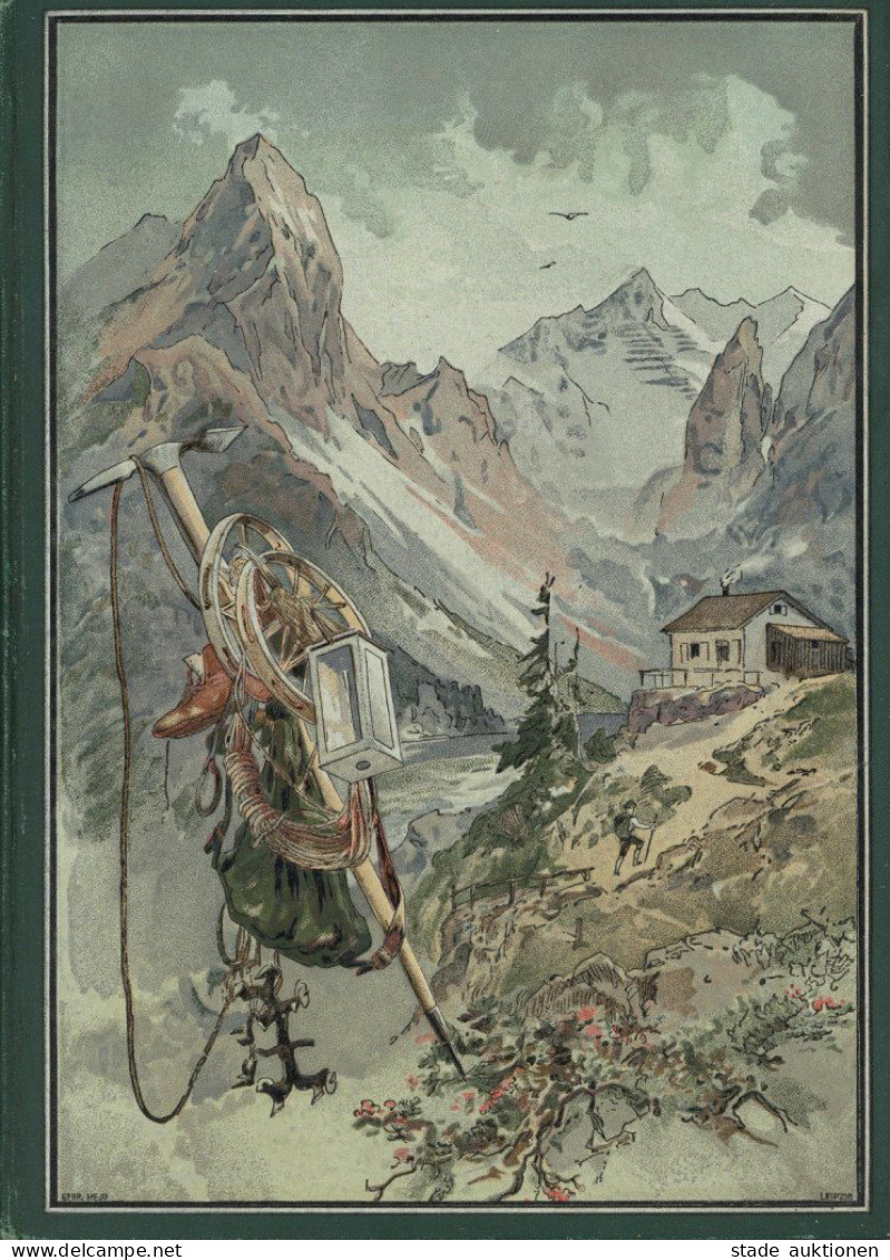 Buch Lot Mit 2 Bänden Zeitschrift Des Deutschen Und Österreichischen Alpenvereins Von Heinrich Hess 1913 Und 1914, Band  - Sonstige & Ohne Zuordnung