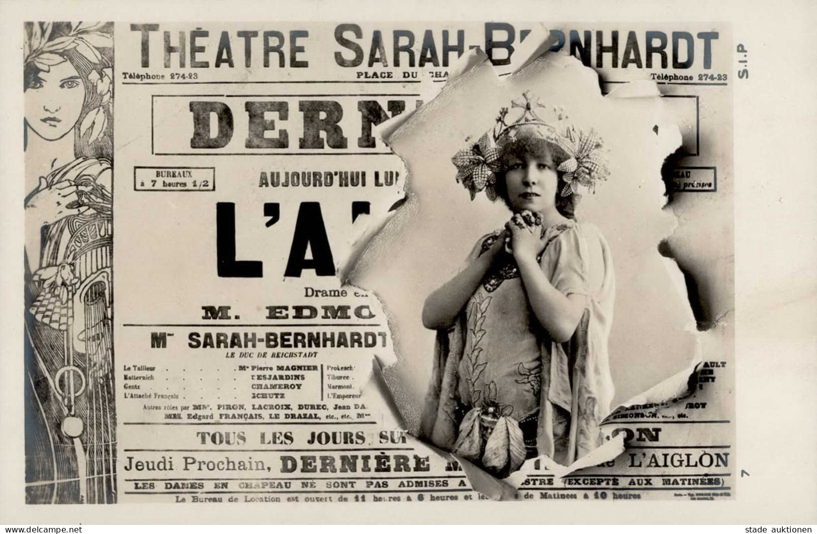 Theater Schauspielerin Bernhardt, Sarah I- - Théâtre