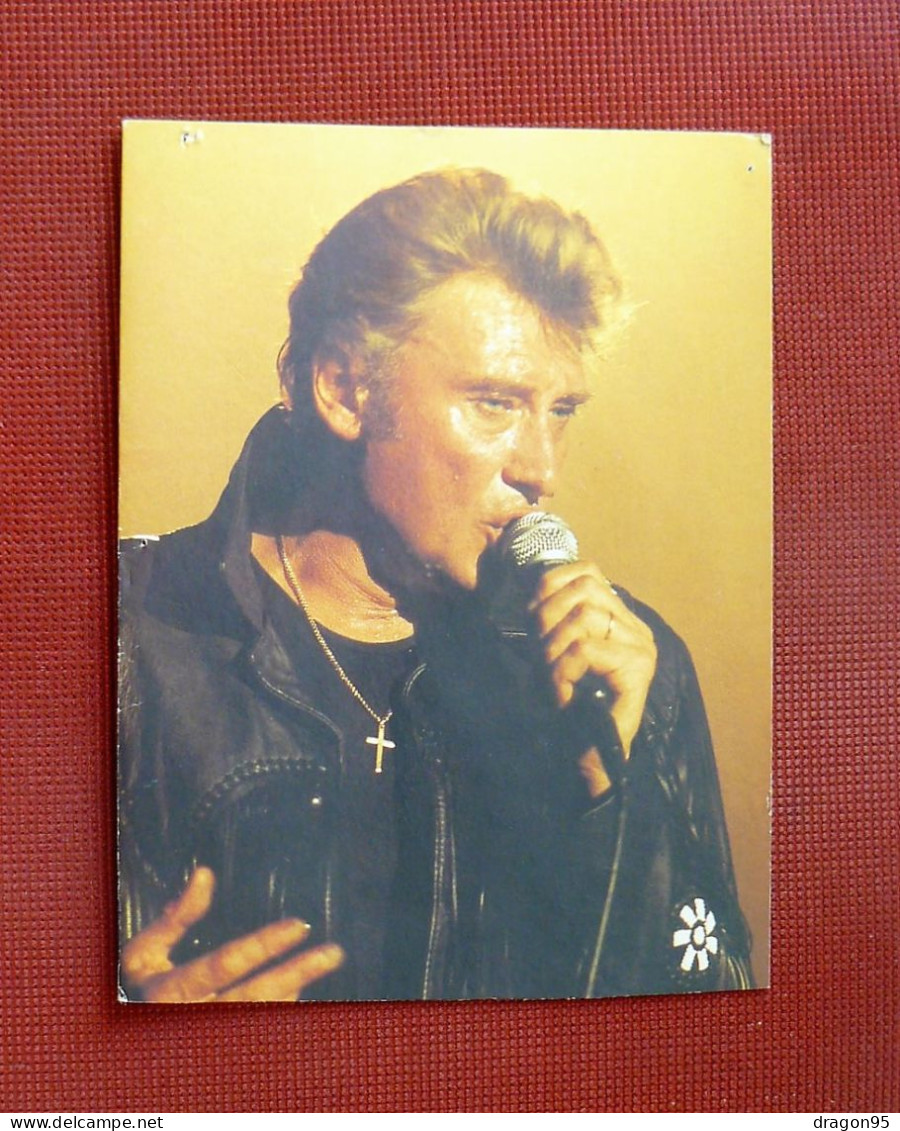 PLV Promotionnel Johnny HALLYDAY : Bercy 1990 - Dimensions : 197x150mm Env. - Objets Dérivés