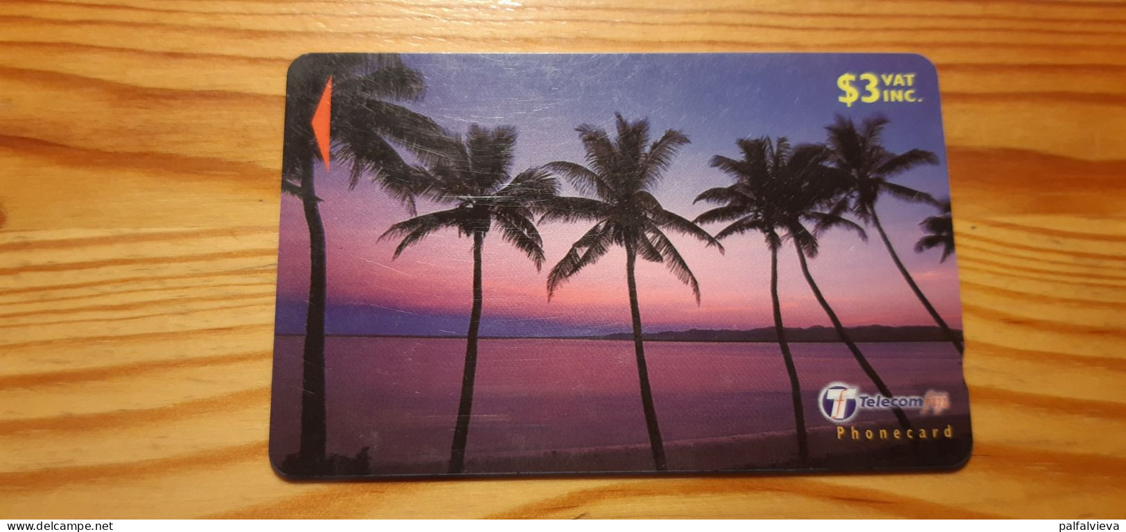 Phonecard Fiji, Telecom Fiji 30FJB - Sunset - Fiji