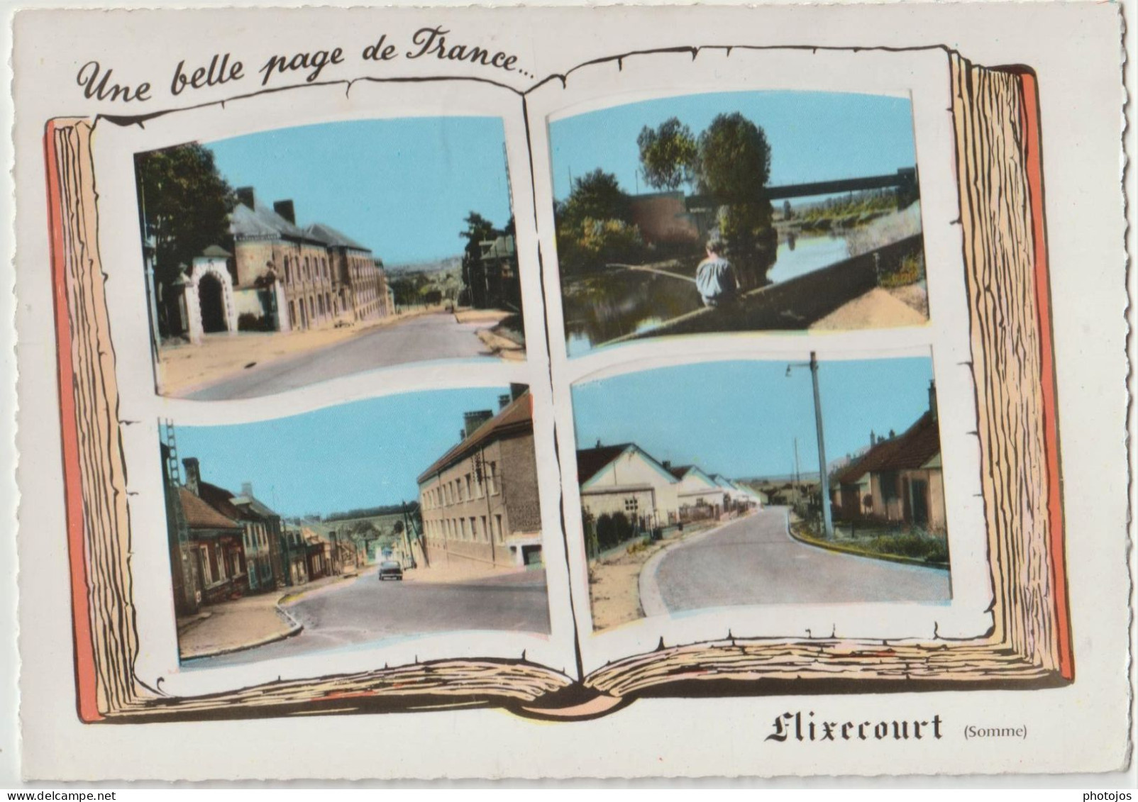 CPM  Flixecourt (80) RARE Multivues Du Village  4 Vues Dans Un Album  Ed CIM - Flixecourt