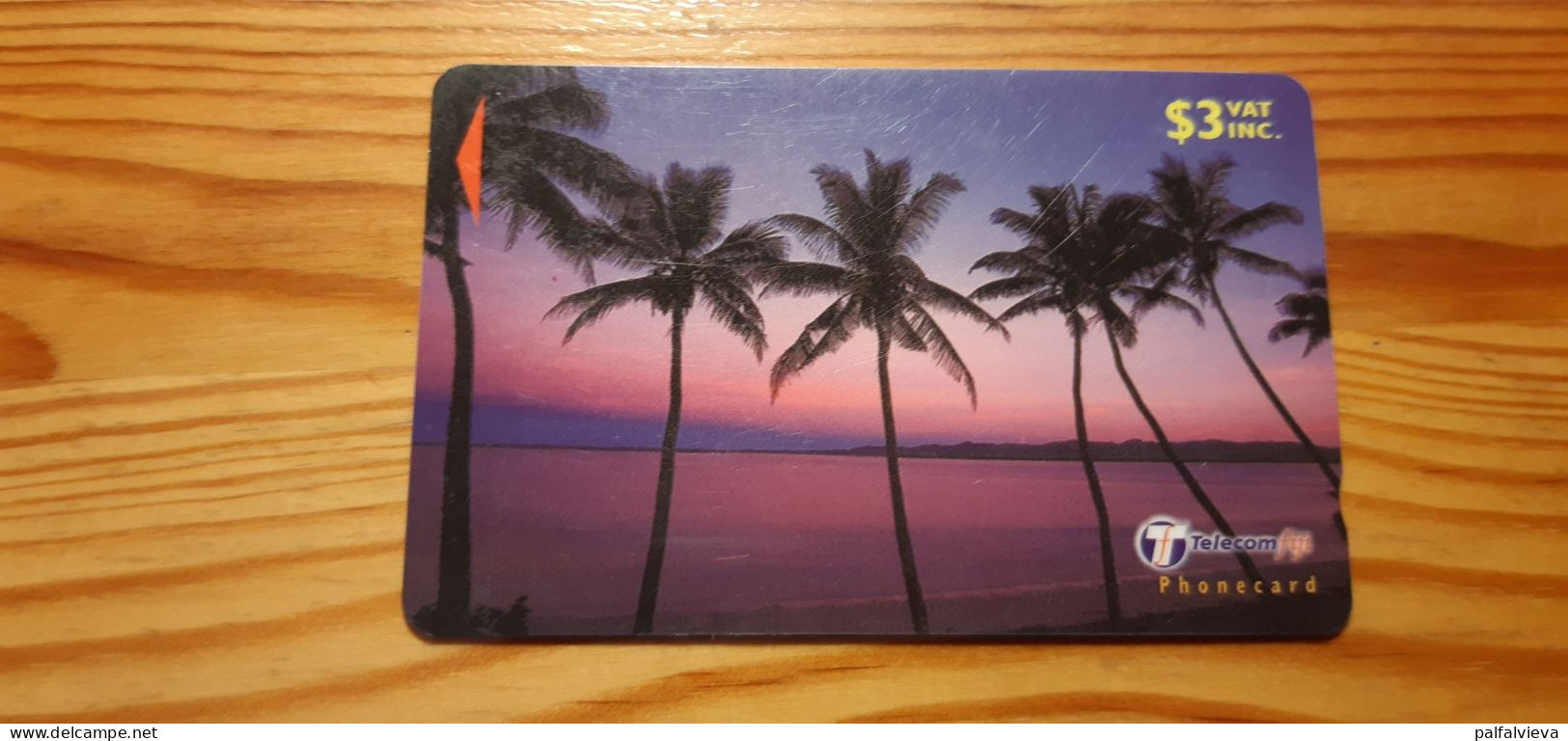 Phonecard Fiji, Telecom Fiji 33FJB - Sunset - Fiji