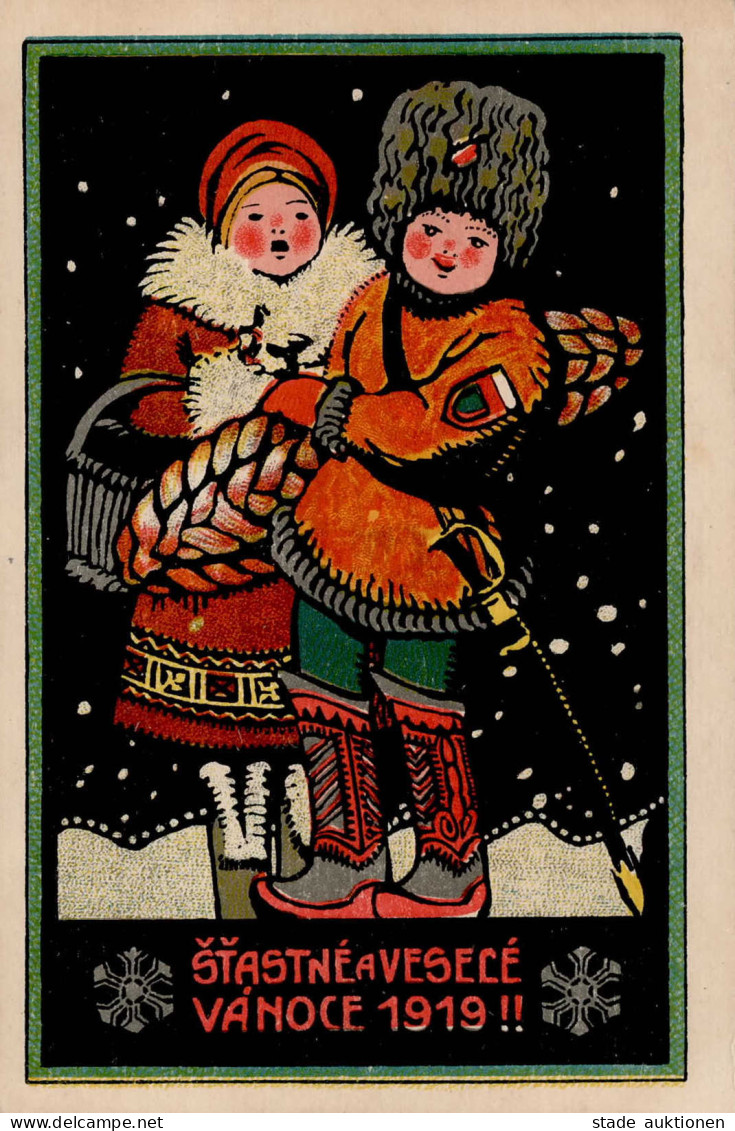 Weihnachten 1919 Kinder I-II - Autres & Non Classés