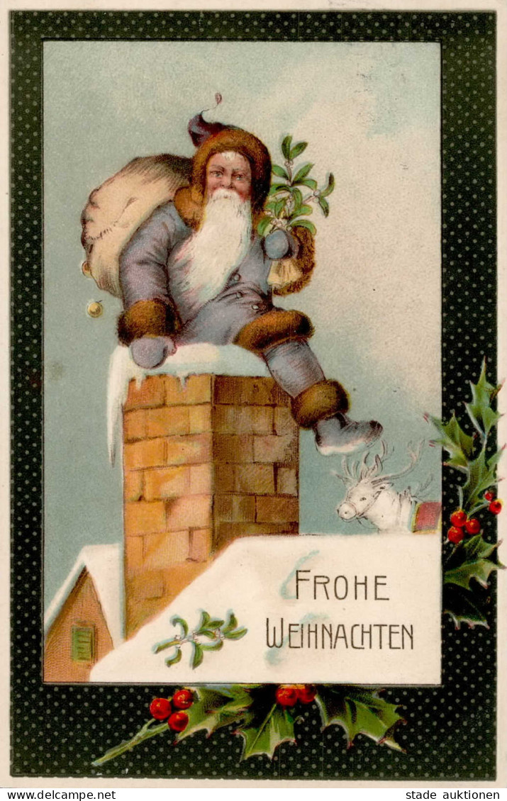 WEIHNACHTSMANN - Prägelitho I - Sonstige & Ohne Zuordnung