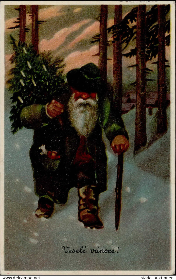 Weihnachtsmann Im Wald I-II Pere Noel - Sonstige & Ohne Zuordnung
