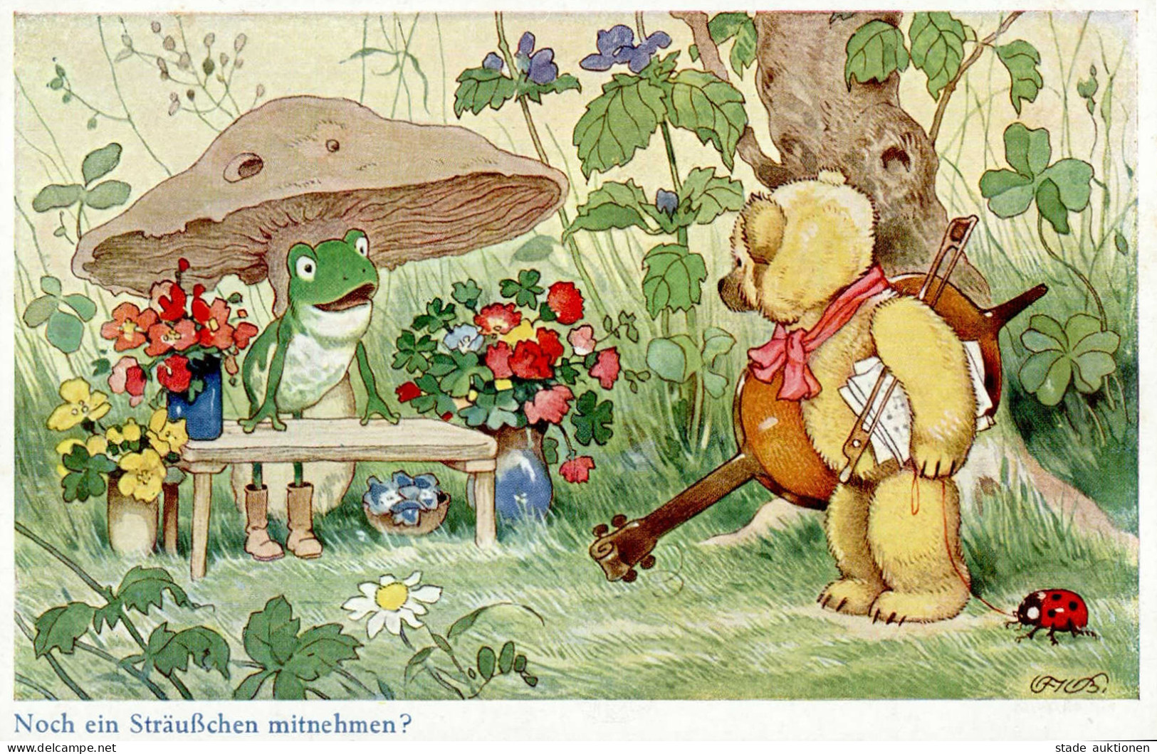 Baumgarten, Fritz Frosch Teddy I-II Grenouille - Sonstige & Ohne Zuordnung