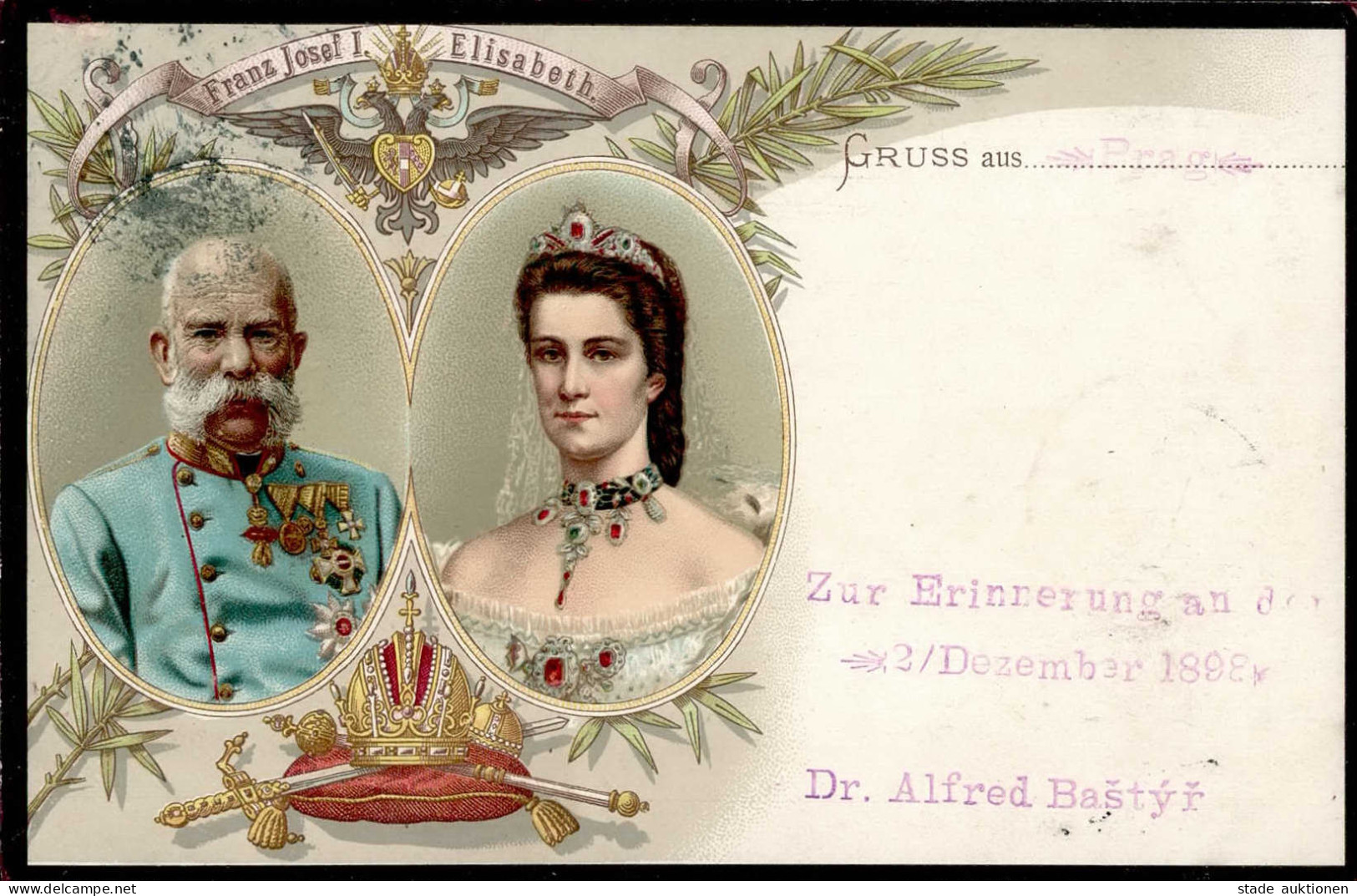 Kaiserin Elisabeth / Sissi  Franz Josef I 1898 I-II - History