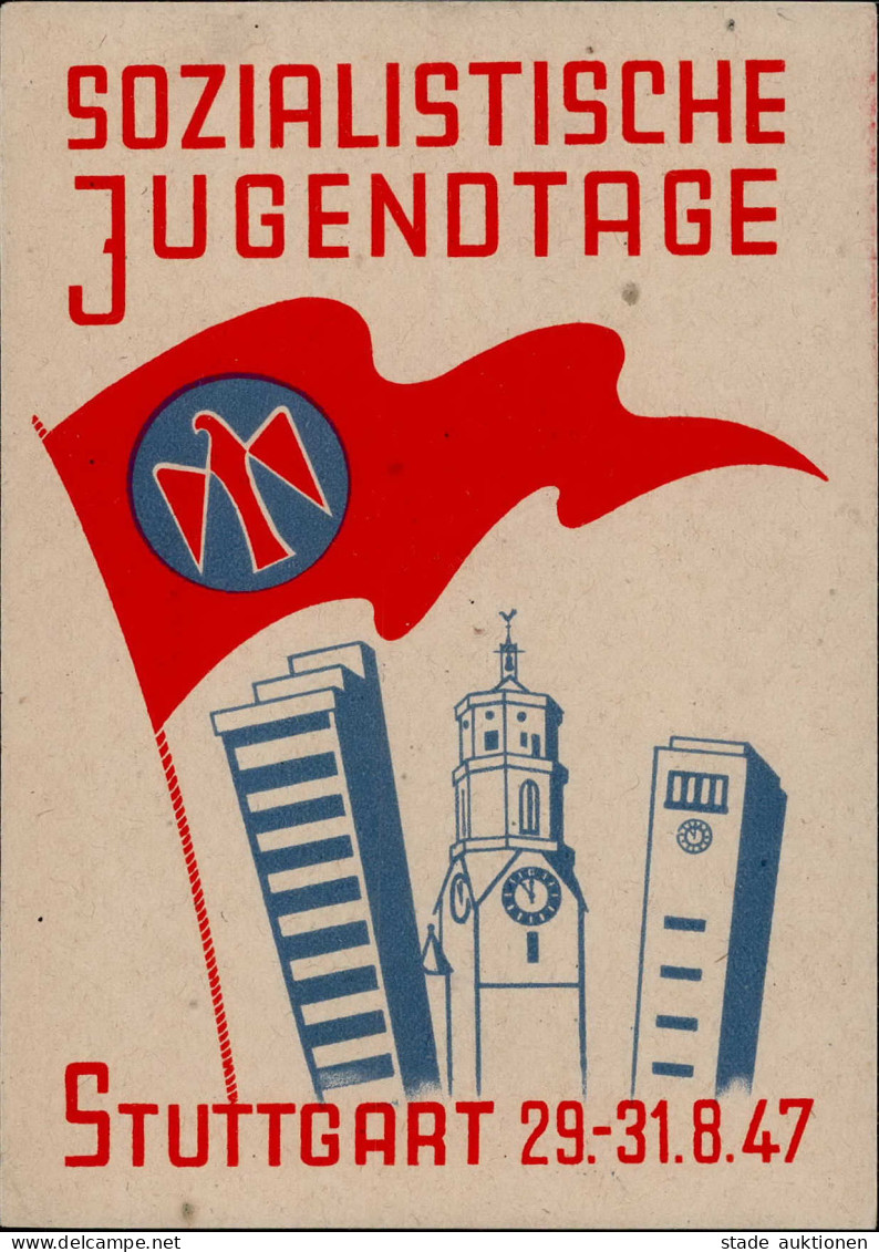 Politik Sozialistische Jugendtage 29.-31. August 1947 I-II (Randstauchung) - Ohne Zuordnung