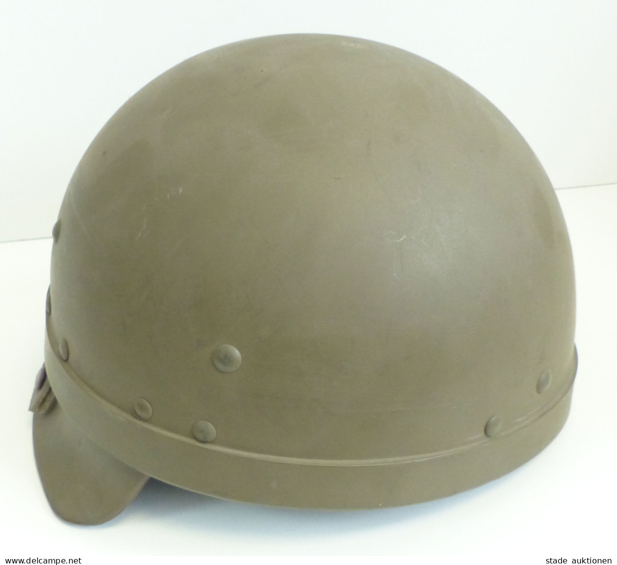 Militär Helm Frankreich Kunststoff M.P.M.P Marseille - Other & Unclassified