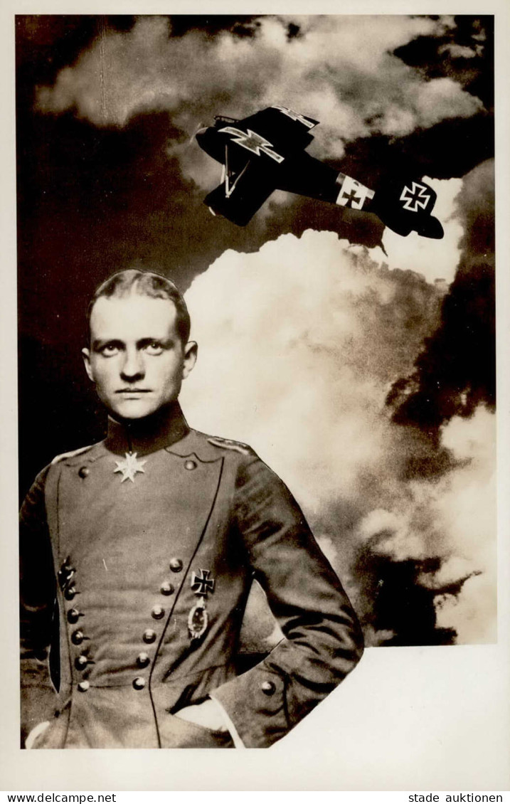 Richthofen, Manfred Von Fotomontage Deutscher Luftsportverband Ortsgruppe Bayreuth I-II Photo Montage - Guerre 1914-18